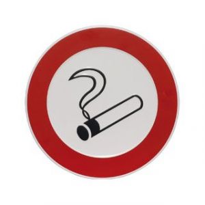 GA105 roken verboden 18cm rond