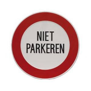 GA102 Niet Parkeren 18cm rond