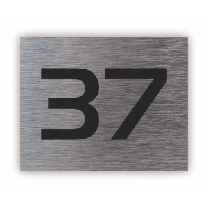 35015 rvs look Dibond 10x8cm
