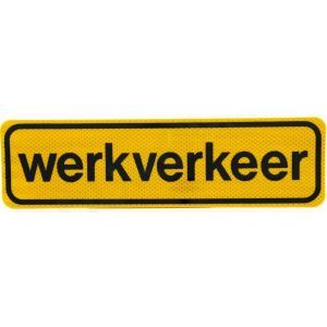 GA133 Werkverkeer reflecterend 60x11cm