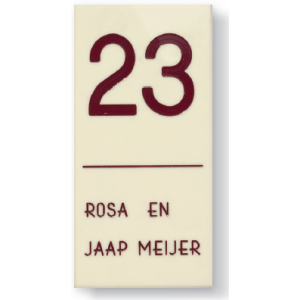 Acrylaat naamborden GM-004 10x20cm