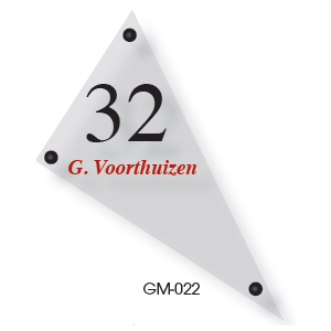 Acrylaat naamborden GM-023 20x30cm
