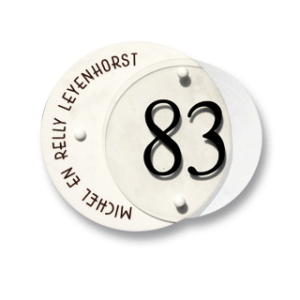 Acrylaat naamborden GM-055 rond 30cm