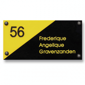 Acrylaat naamborden GM-060 24x12cm