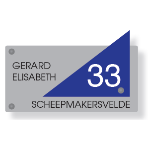 Acrylaat naamborden GM-071 20x10cm