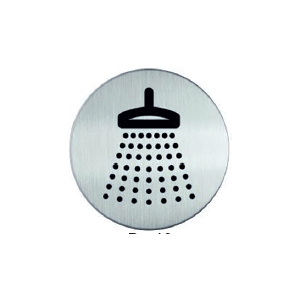 RP63 RVS pictogram DOUCHE